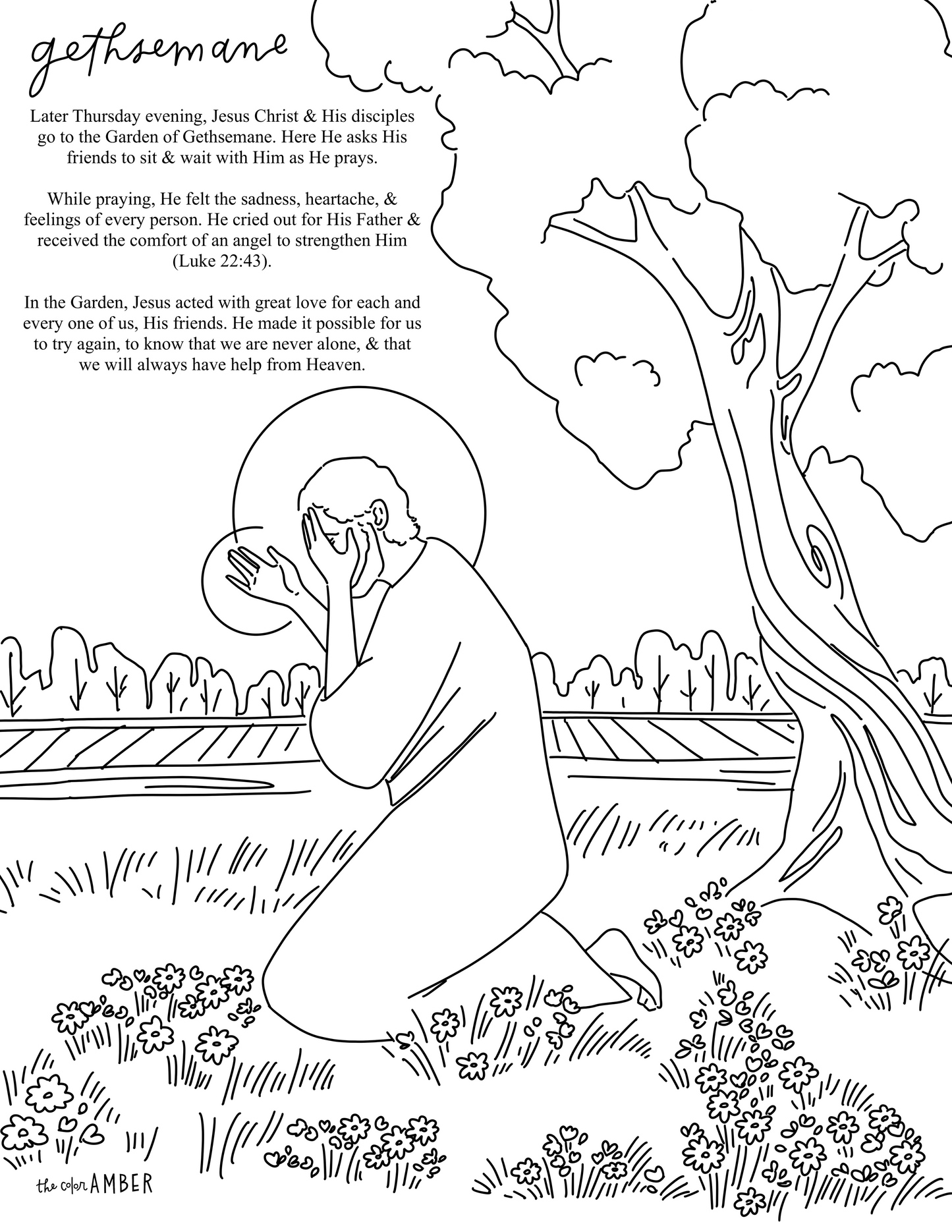 Holy Week - Free Coloring Pages