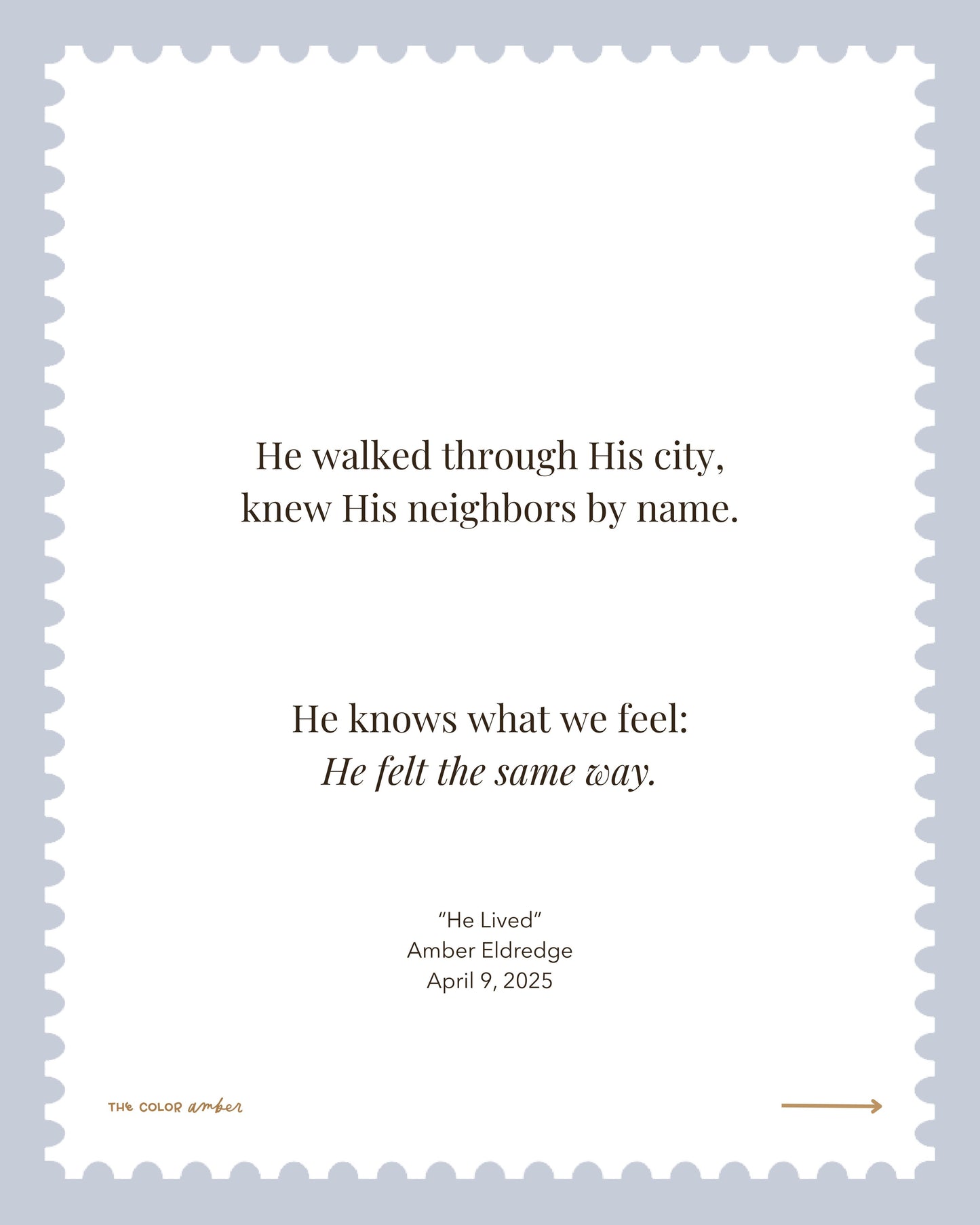 'He Lived'