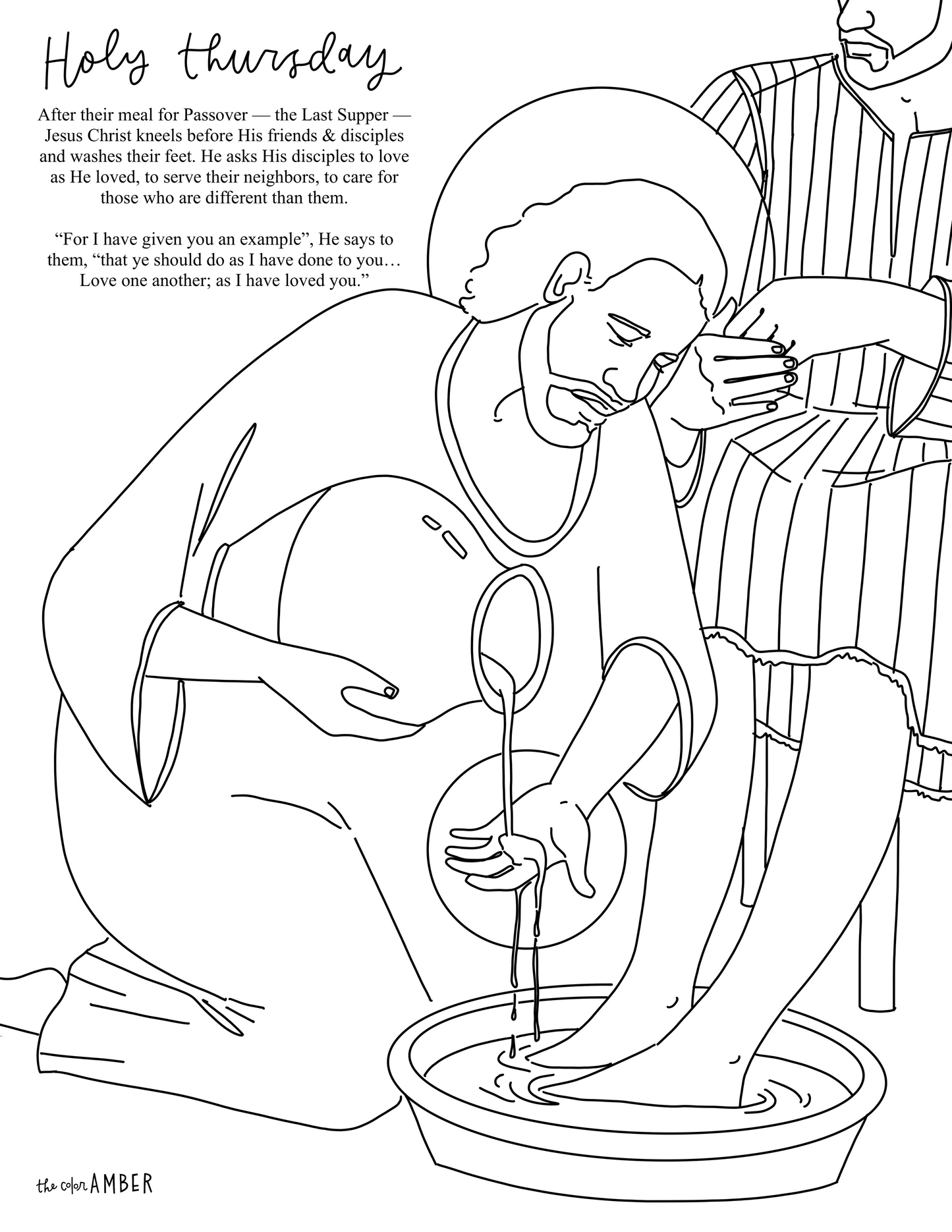 Holy Week - Free Coloring Pages