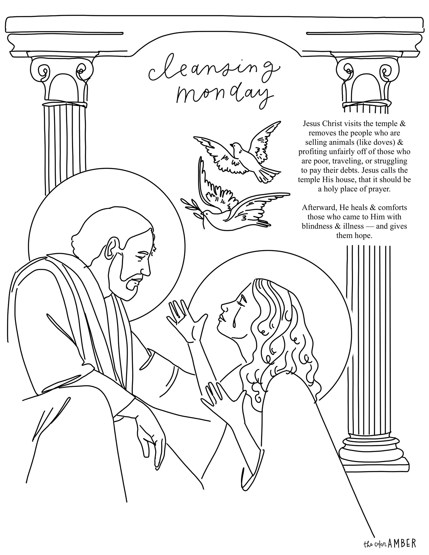 Holy Week - Free Coloring Pages