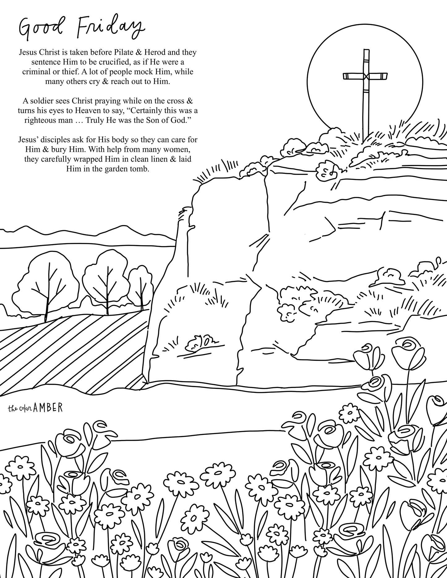 Holy Week - Free Coloring Pages