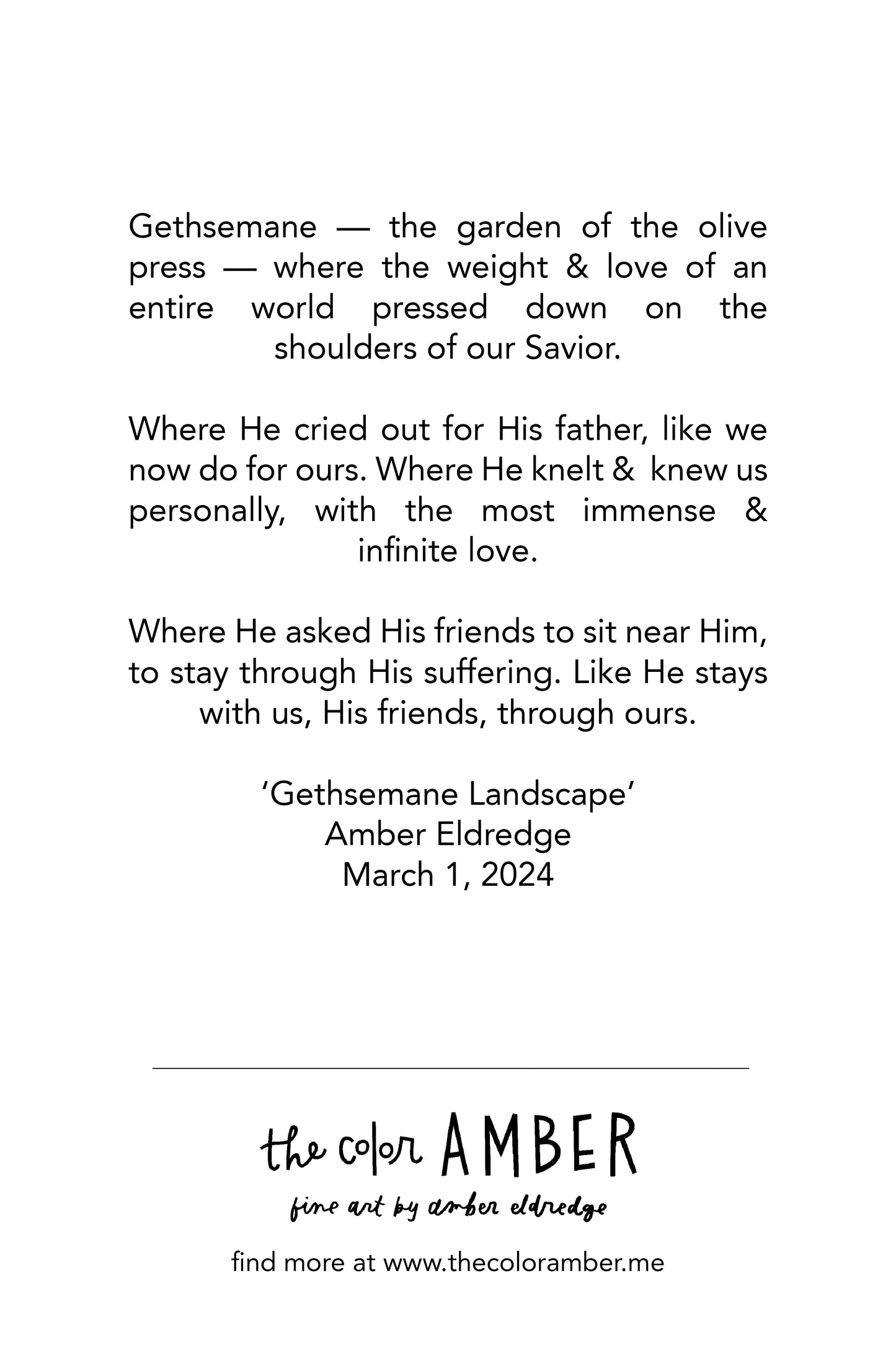 'Gethsemane'