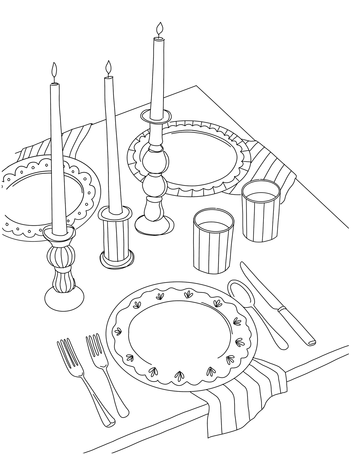 Thanksgiving - Free Coloring Pages