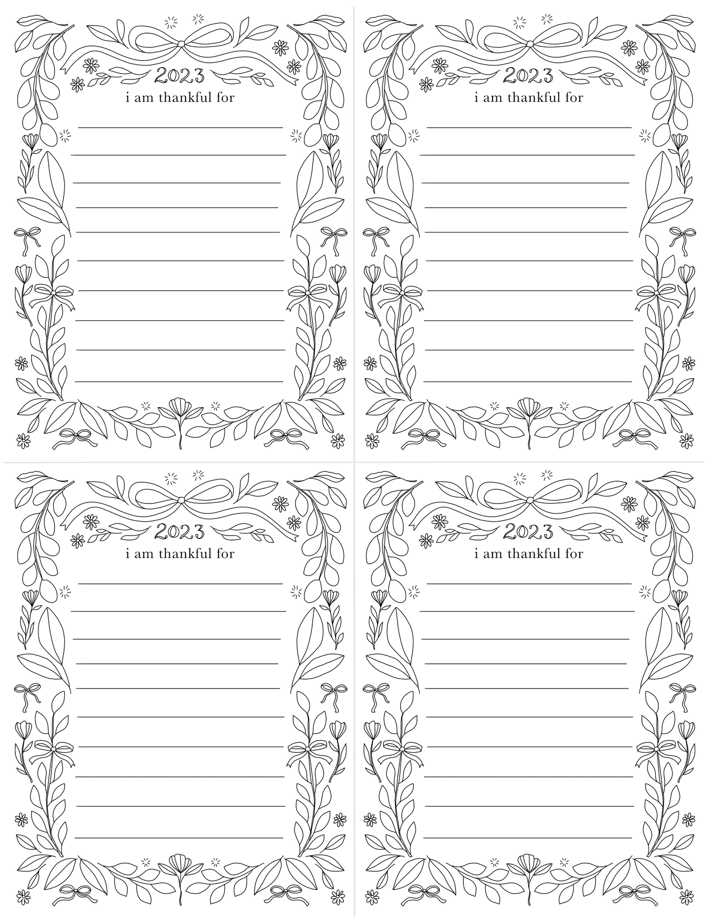 Thanksgiving - Free Coloring Pages
