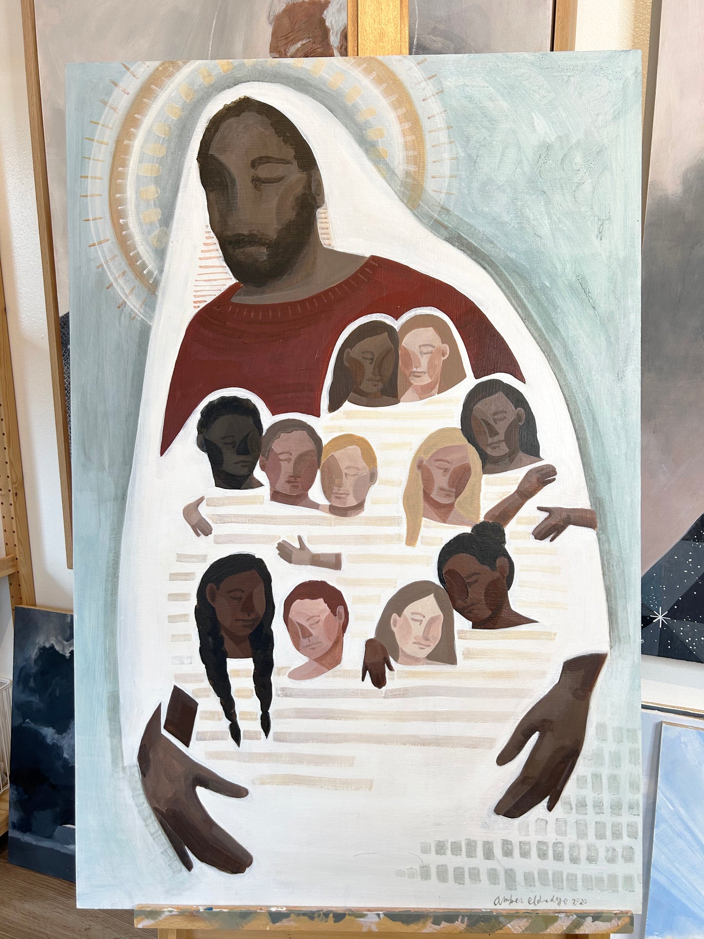 Original 'As I Have Loved' — Framed