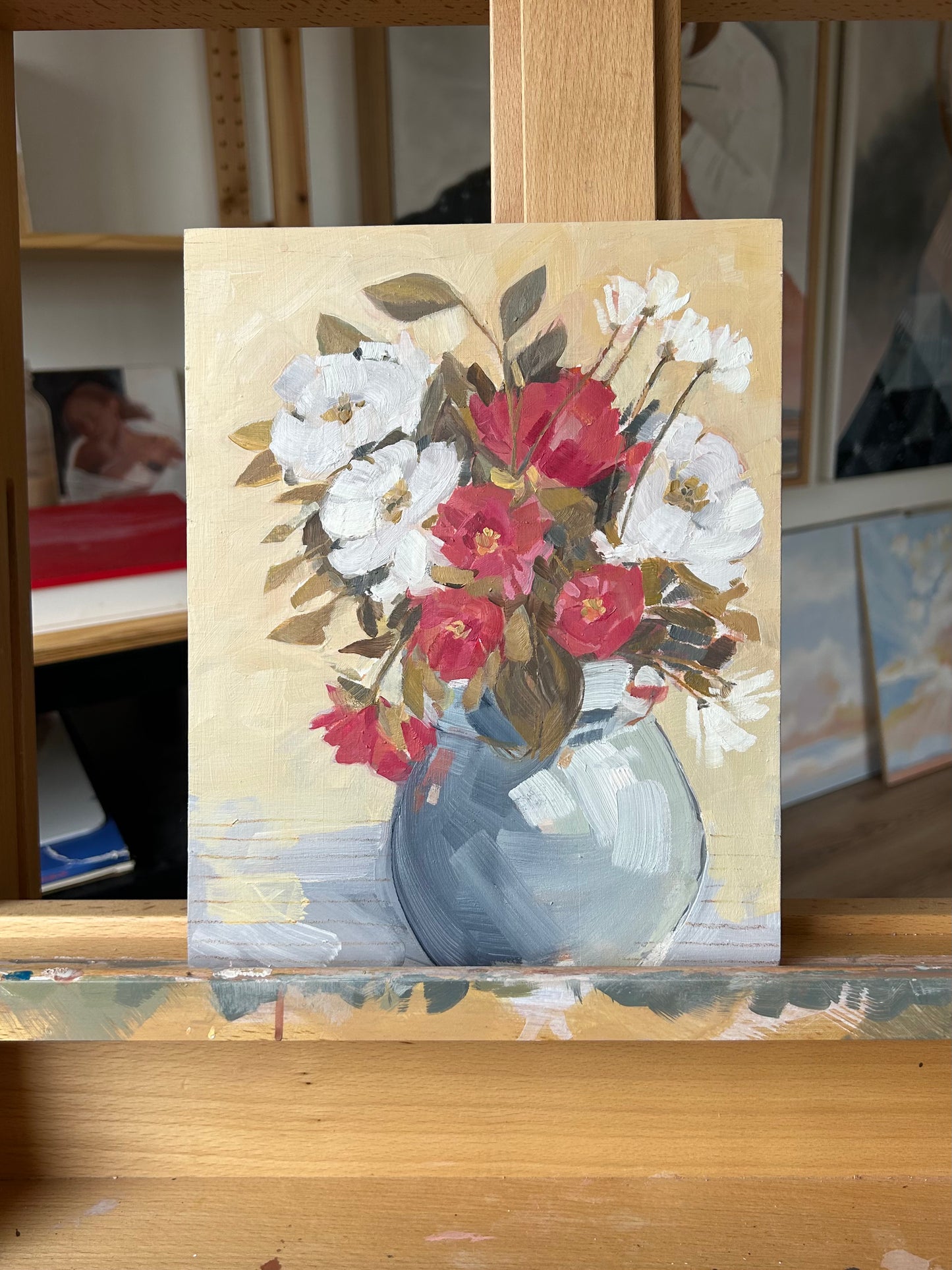 Original 'Garden Roses' — Framed