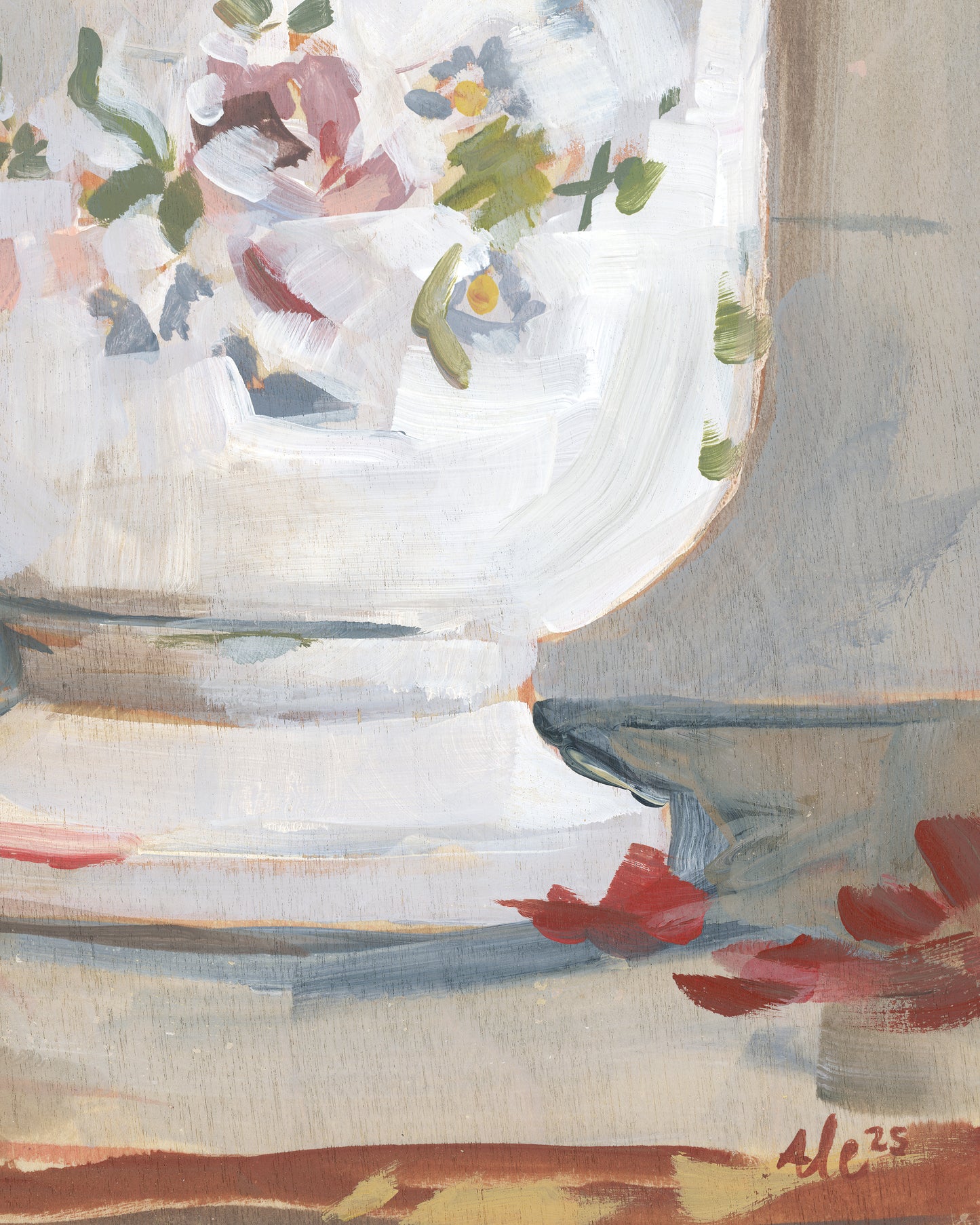 'Dahlias after Berthe Morisot 1876'