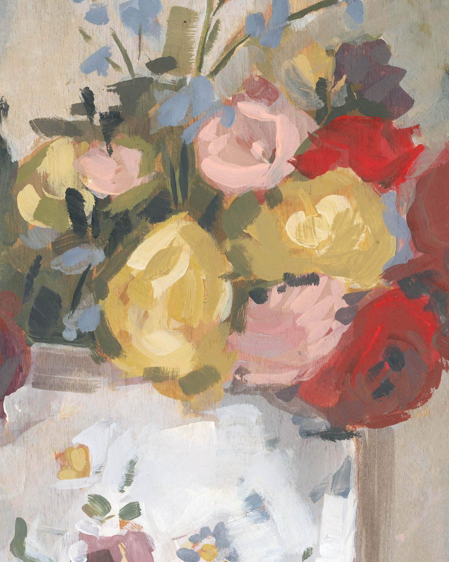 'Dahlias after Berthe Morisot 1876'