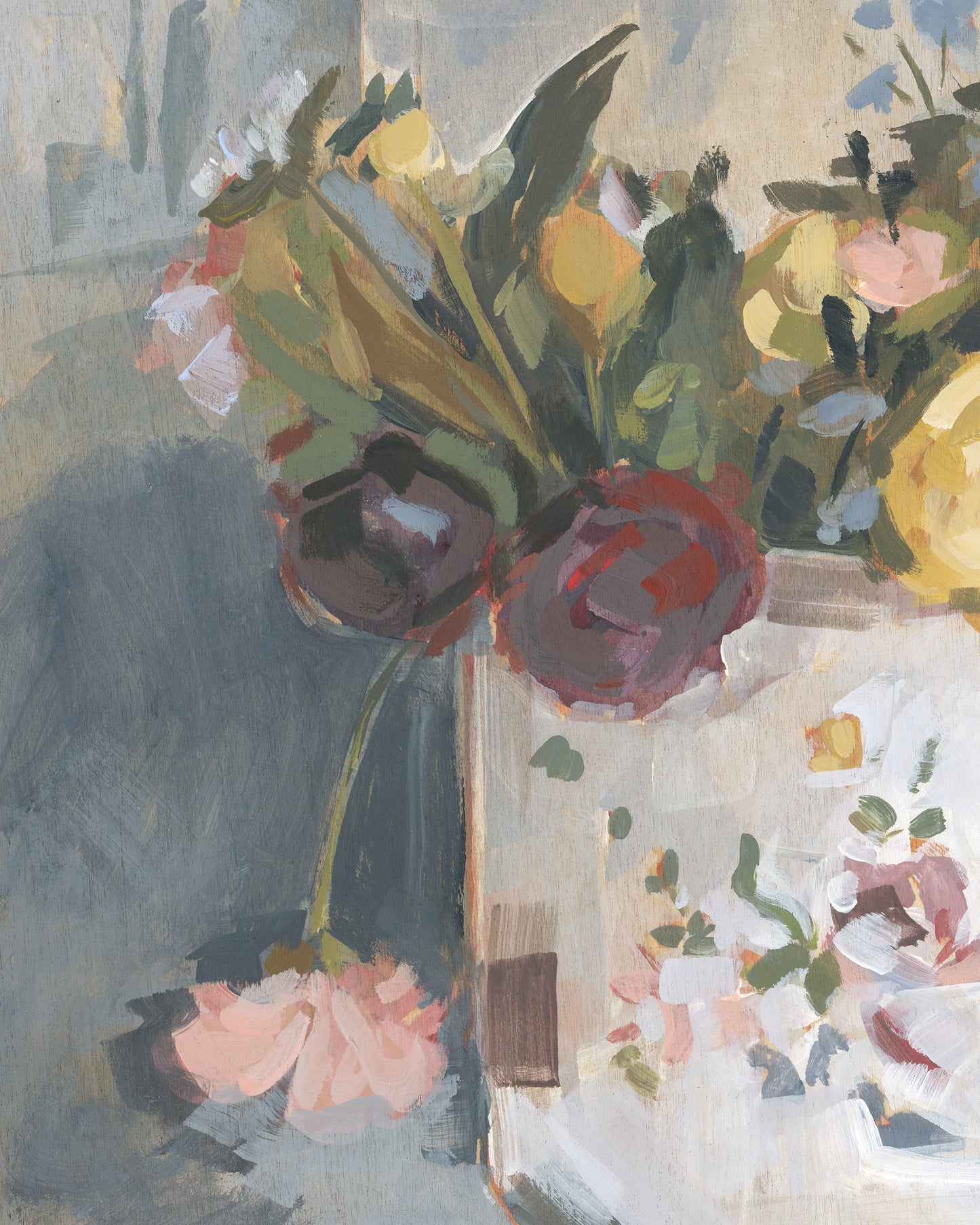 'Dahlias after Berthe Morisot 1876'