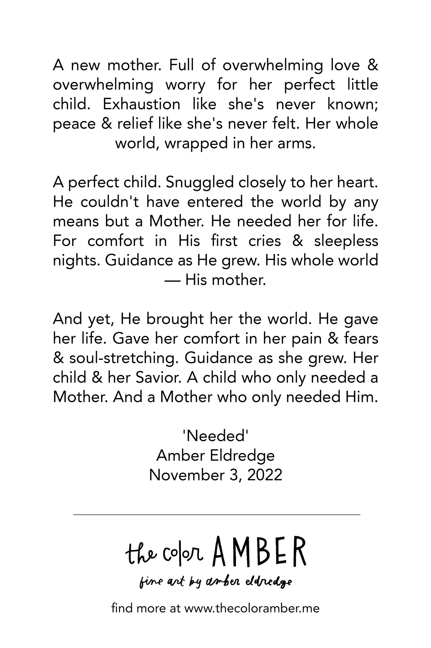 'Needed'