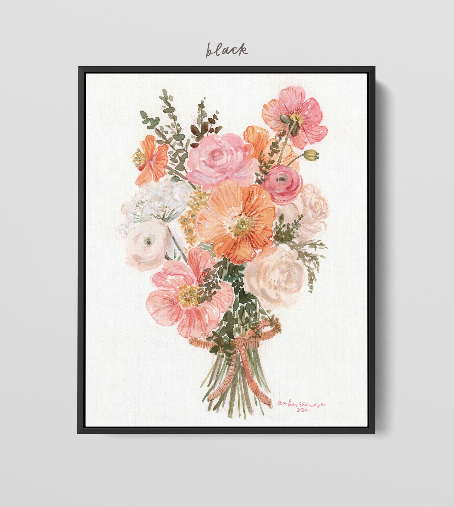 'Orange Floral'