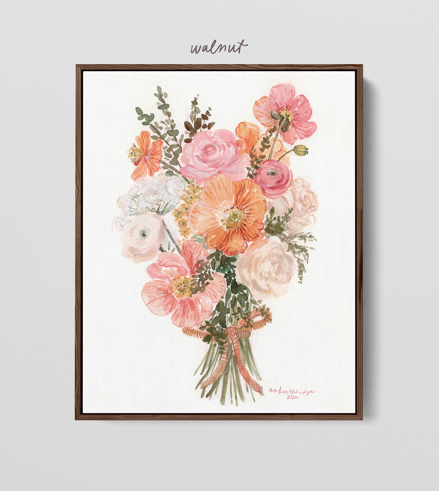 'Orange Floral'