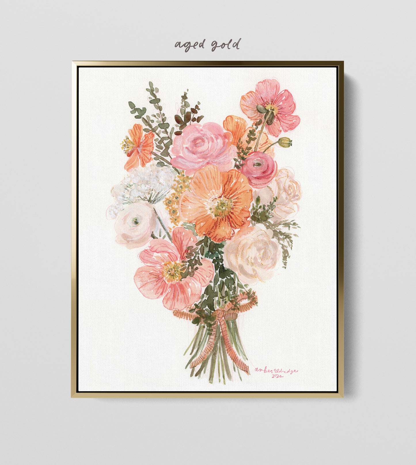 'Orange Floral'
