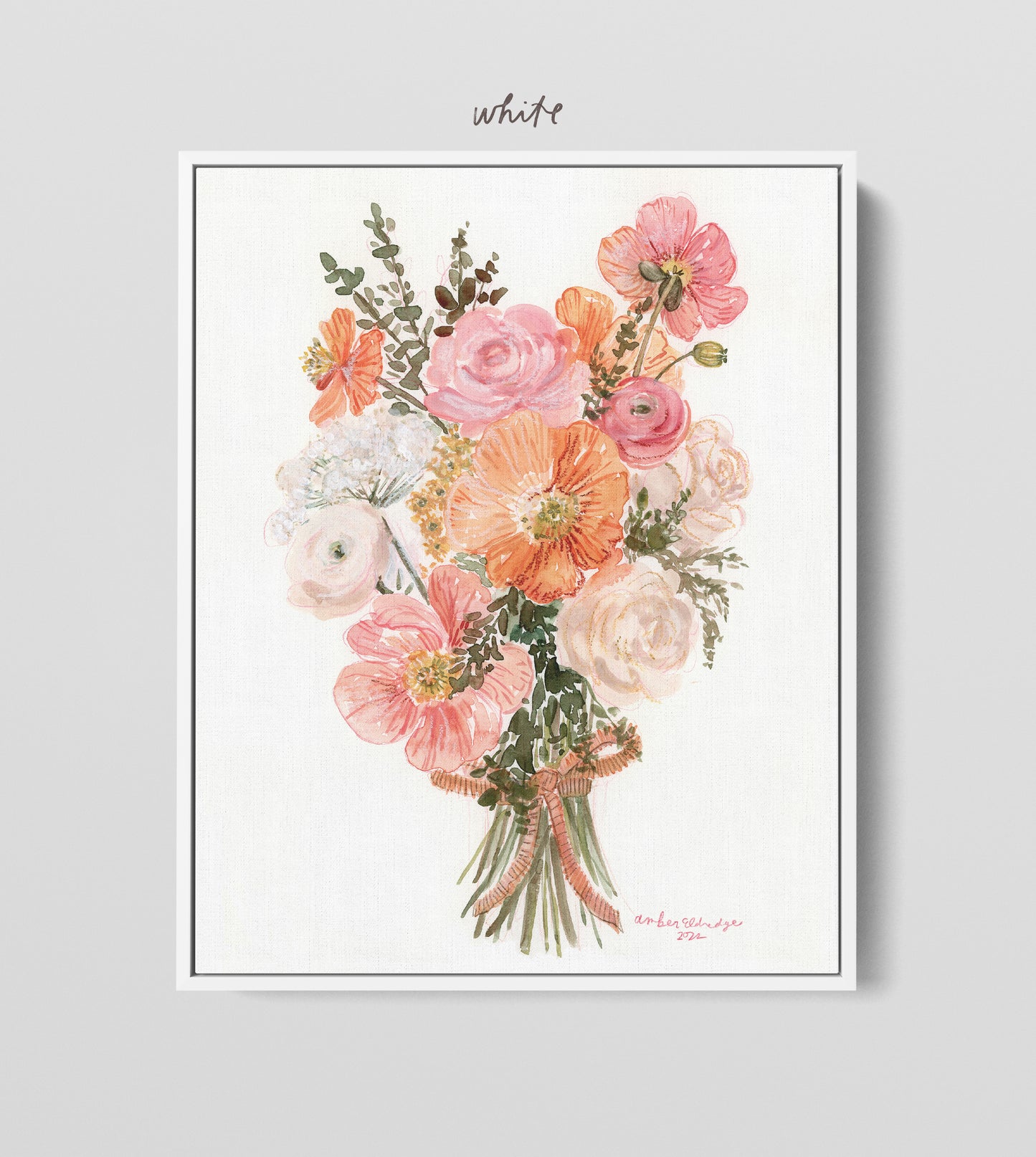 'Orange Floral'