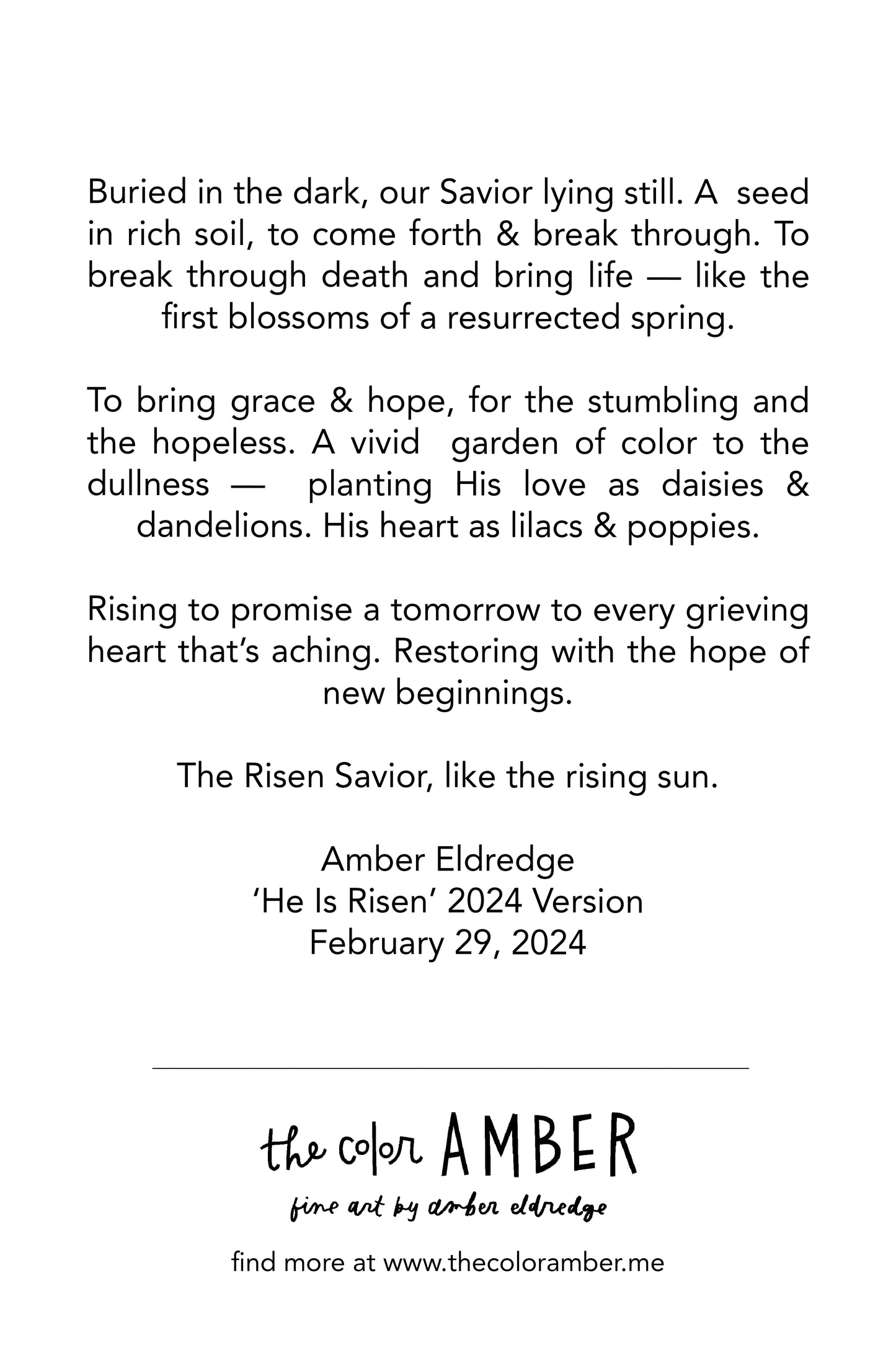 'He is Risen 2024'