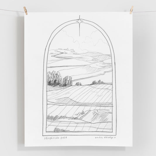 'Shepherd's field sketch'