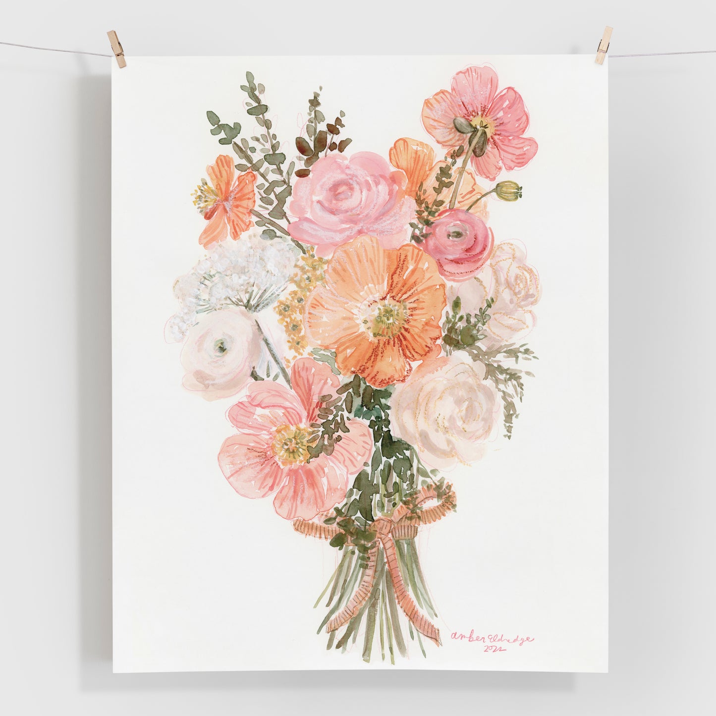 'Orange Floral'