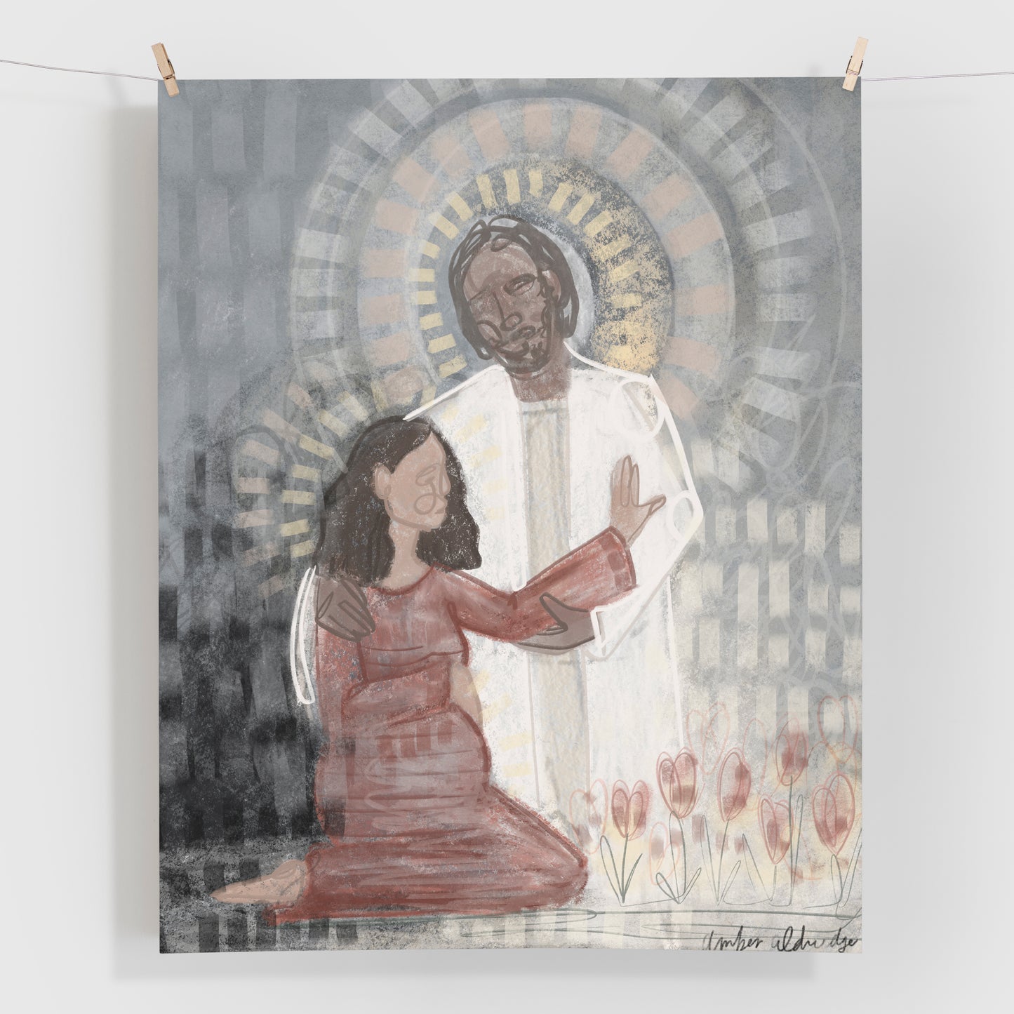 'Lifting A Weary Mother'