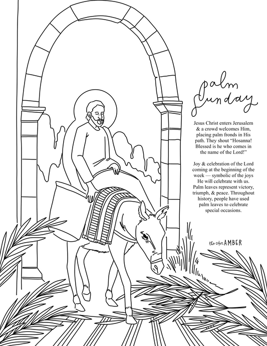 Holy Week - Free Coloring Pages