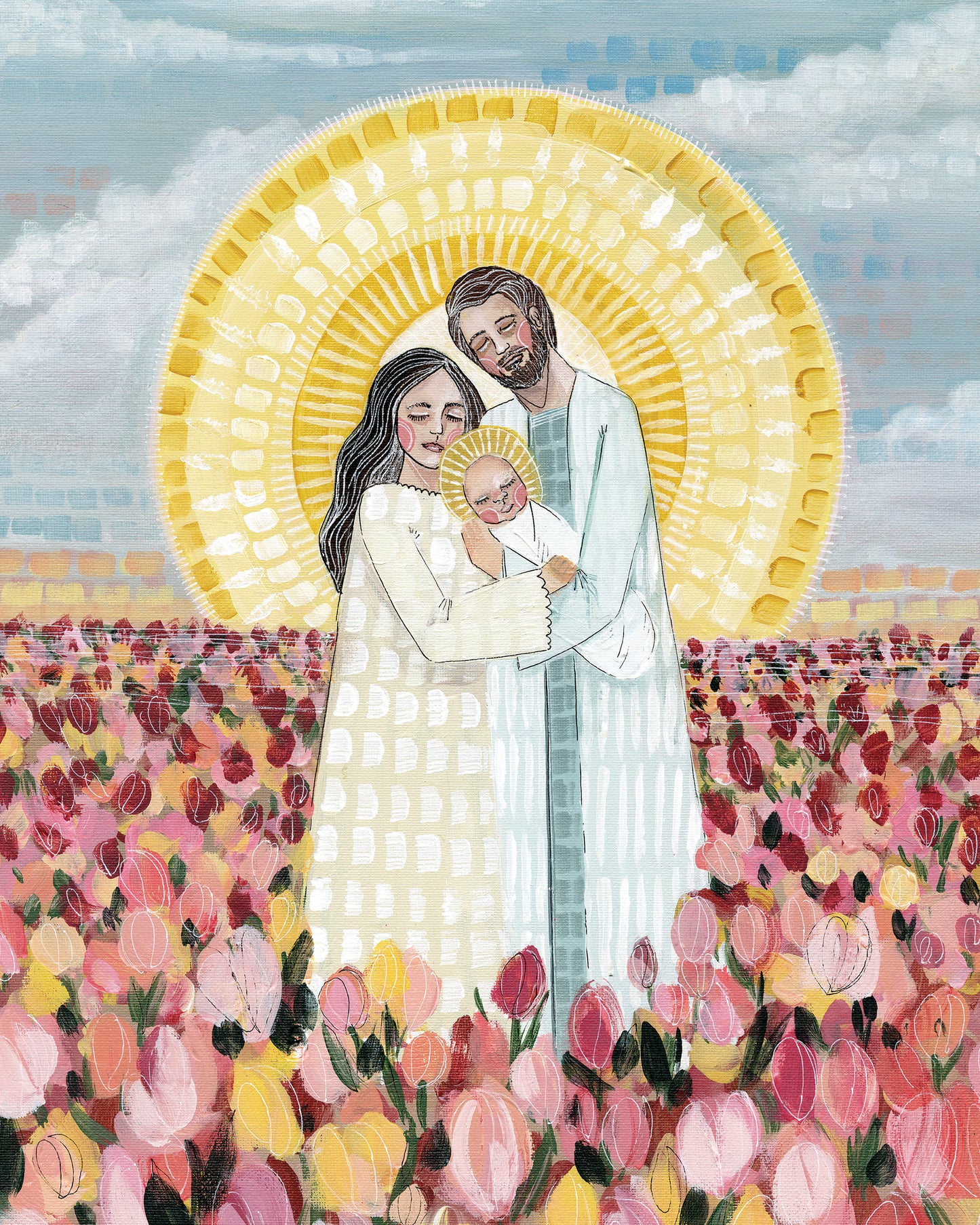 'Heavenly Parents, Heavenly Child' Print + Canvas