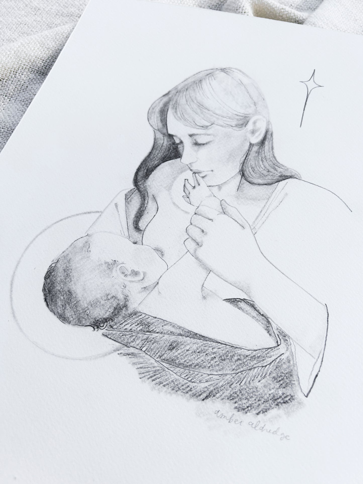 Original 'Nursing Sketch no. 4'