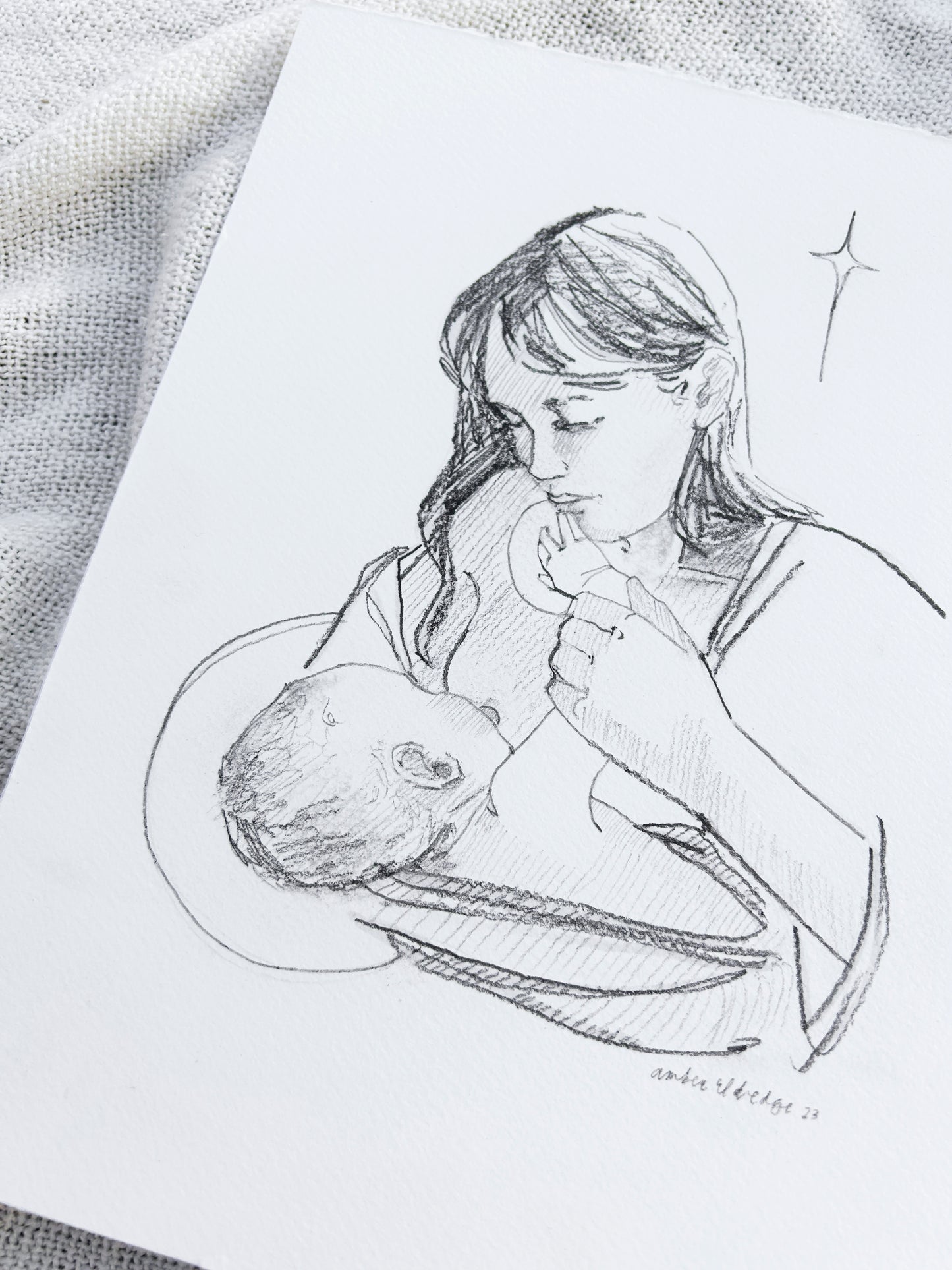 Original 'Nursing Sketch no. 1'