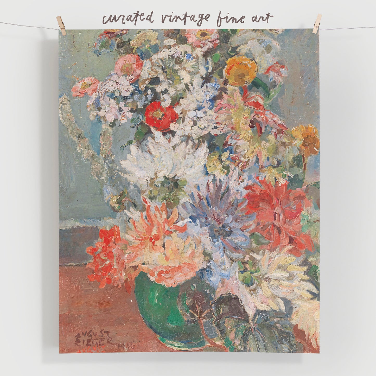 Curated Vintage Fine Art Print 4x6"