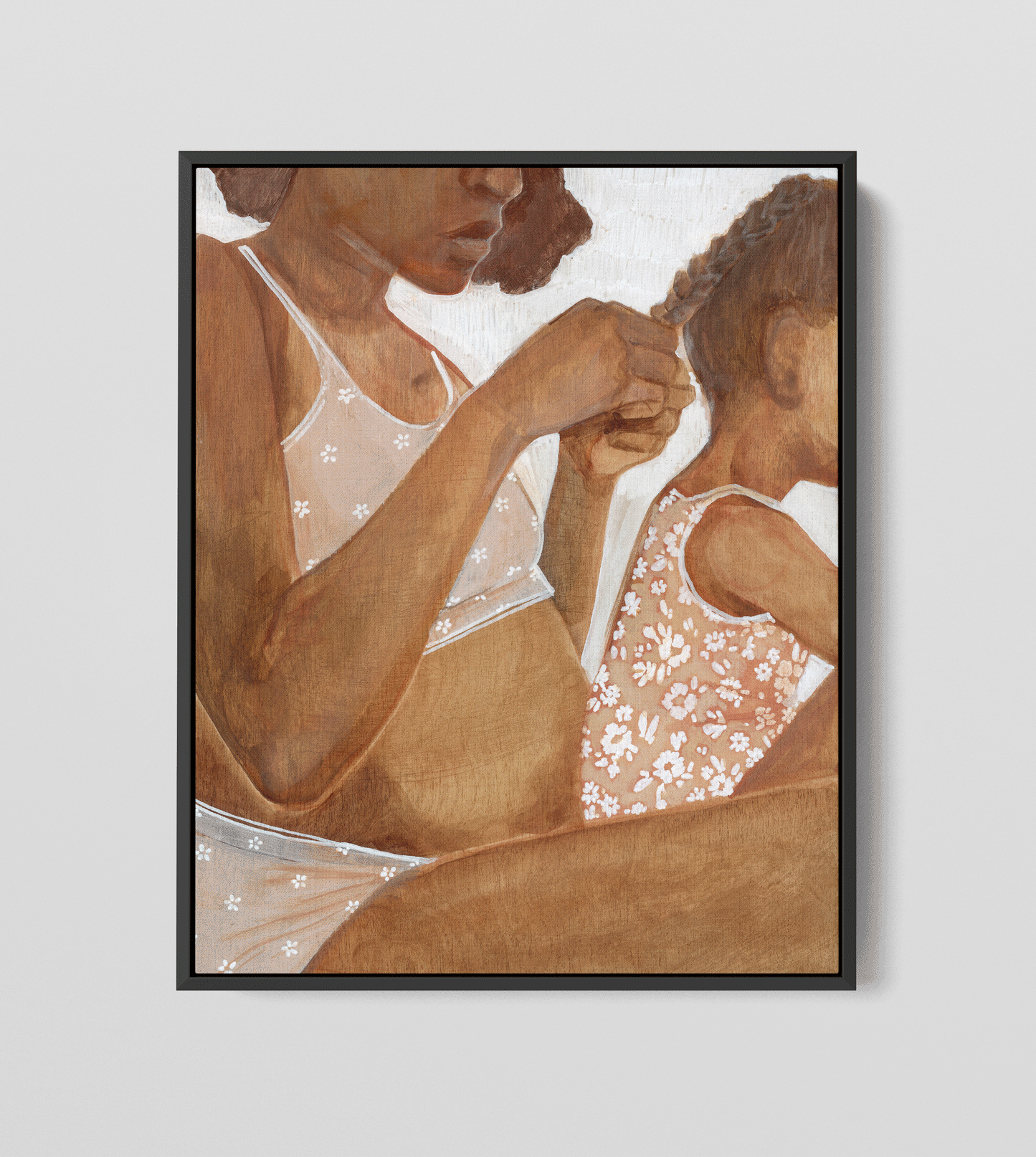 'Braids for My Daughter' Print + Canvas