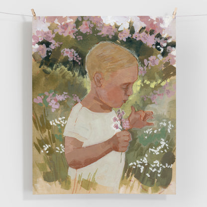 'In The Lilacs' Print + Canvas