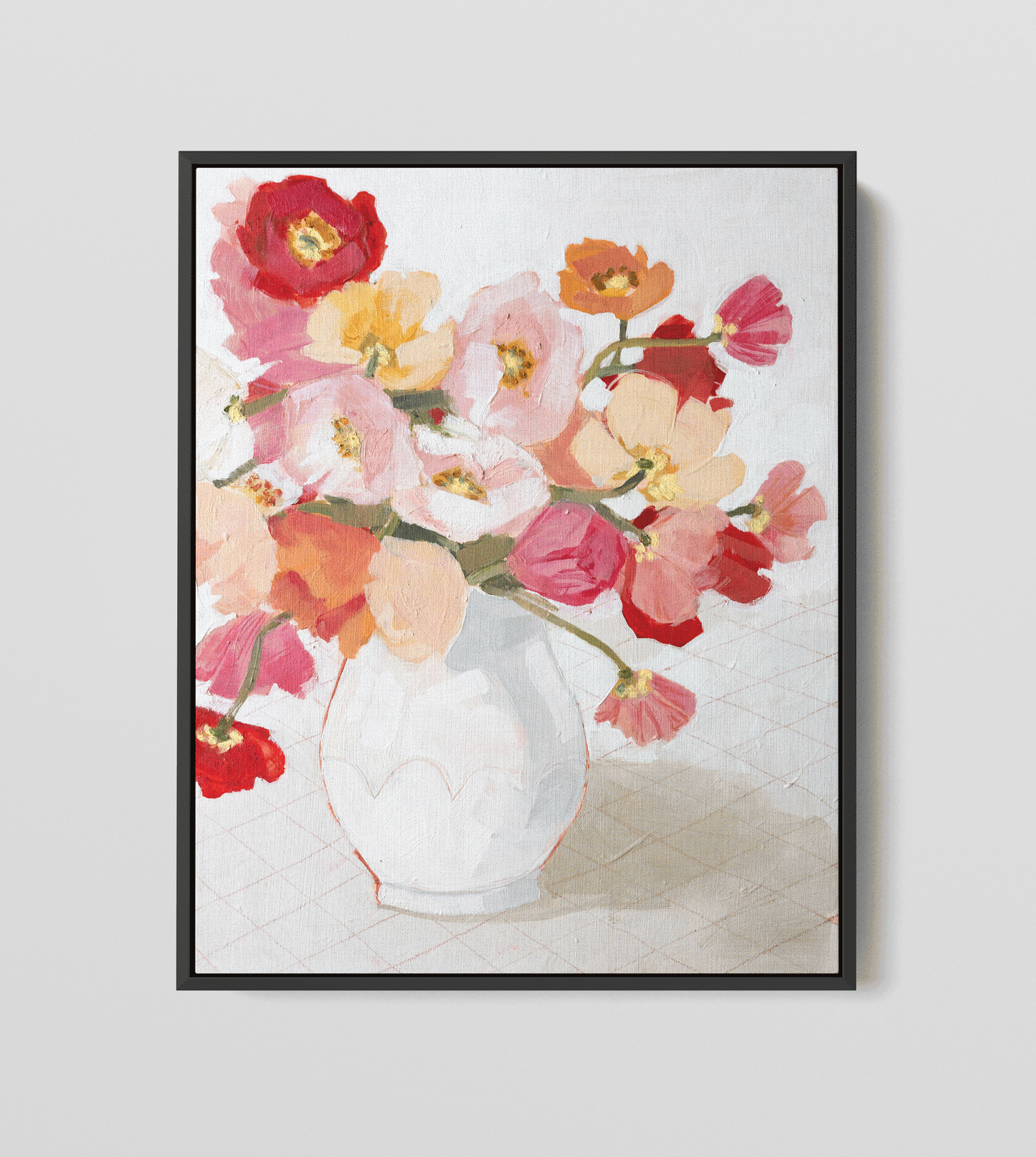 'Spring Poppies' Print + Canvas