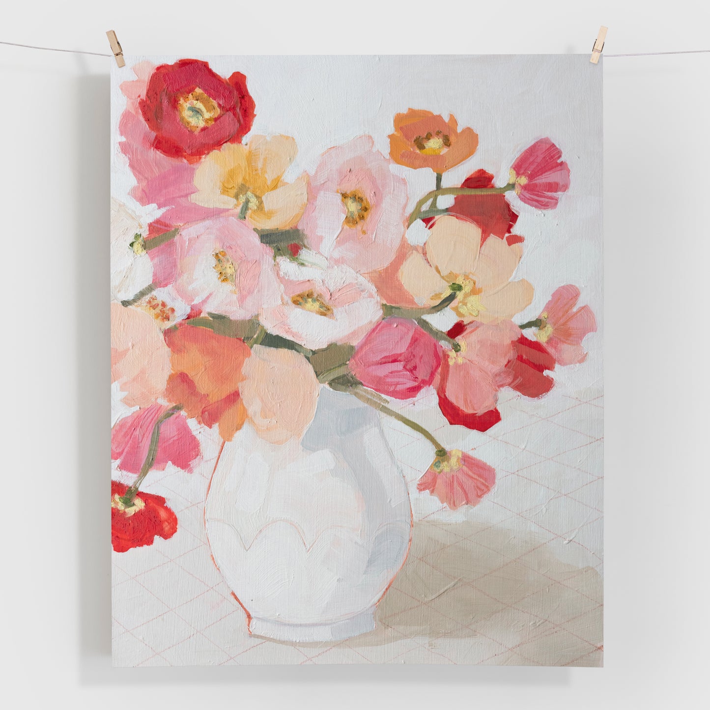 'Spring Poppies' Print + Canvas