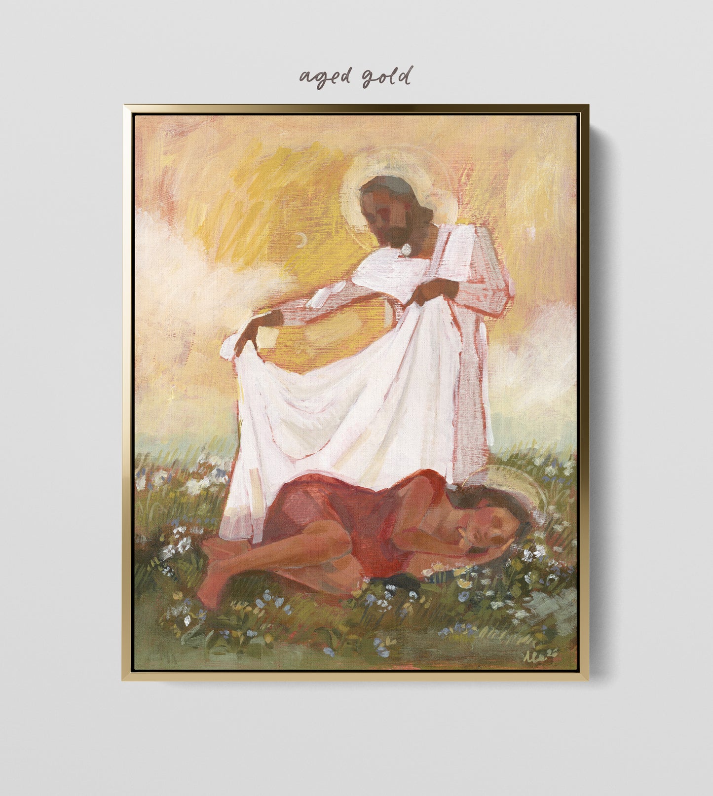 'A Weary Mother Rests'