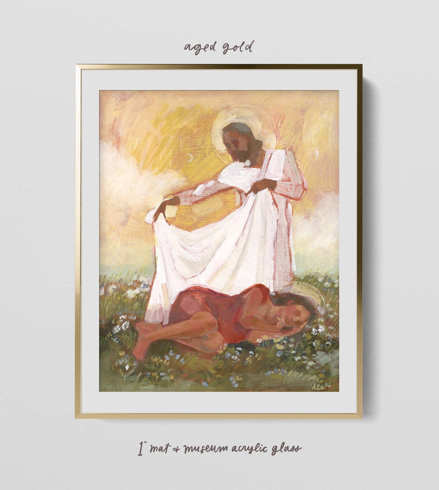 'A Weary Mother Rests'