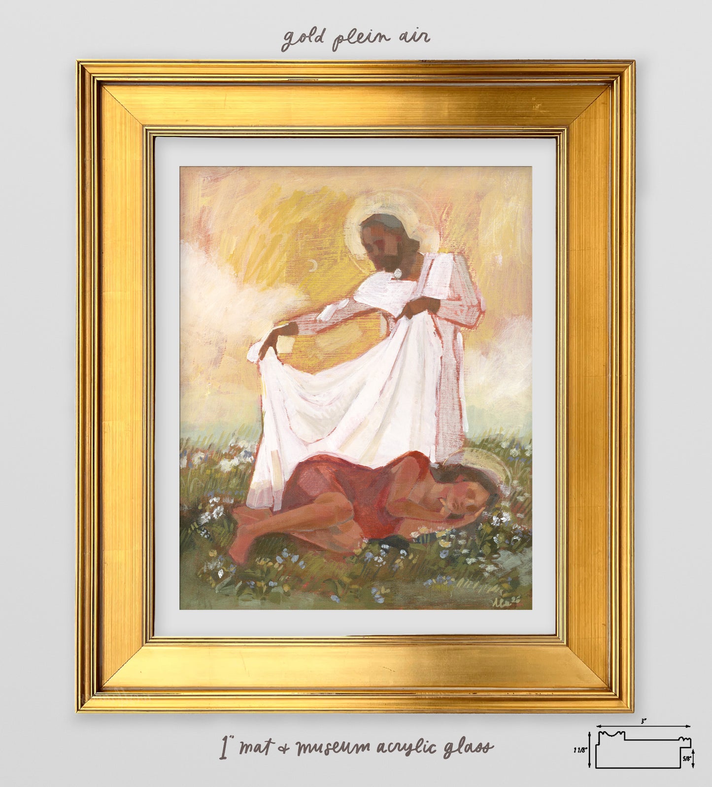 'A Weary Mother Rests'