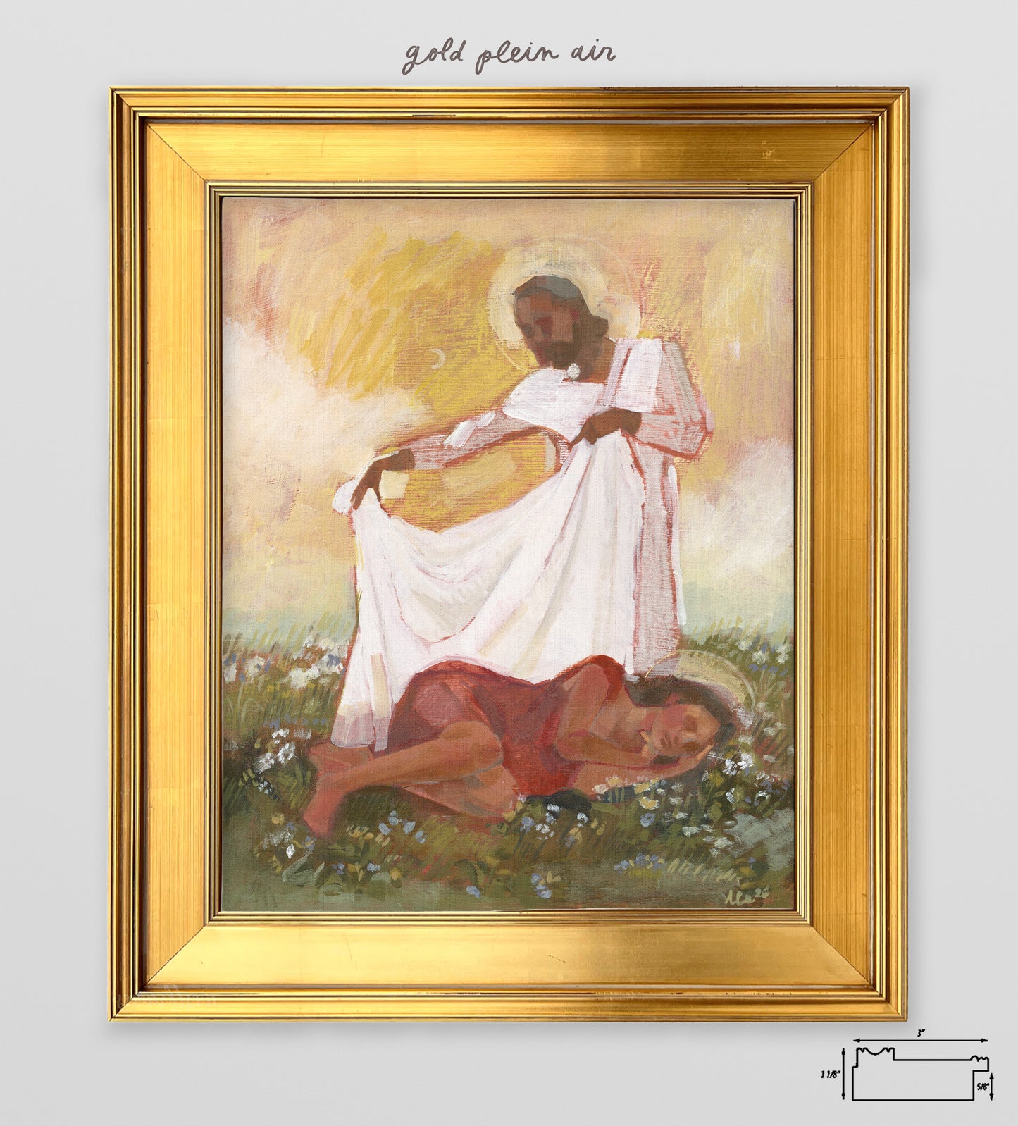 'A Weary Mother Rests'