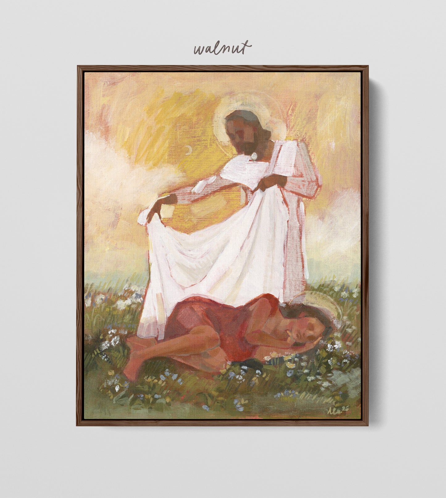 'A Weary Mother Rests'