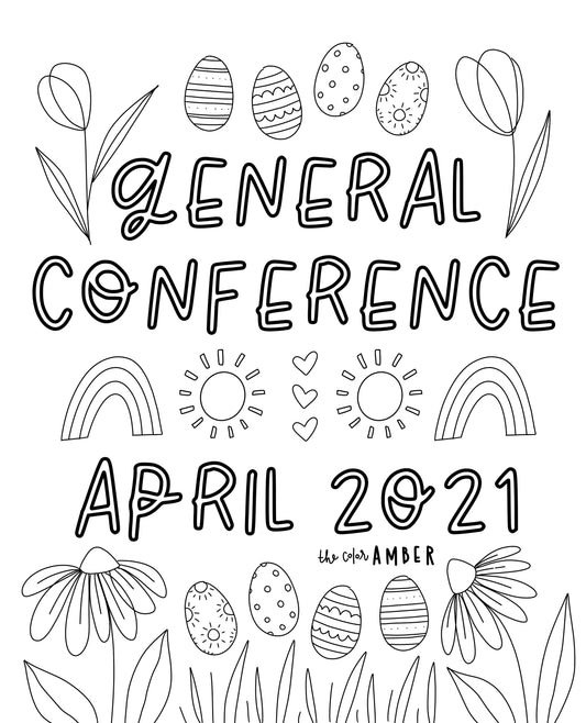 General Conference 2021 - FREE Coloring Pages